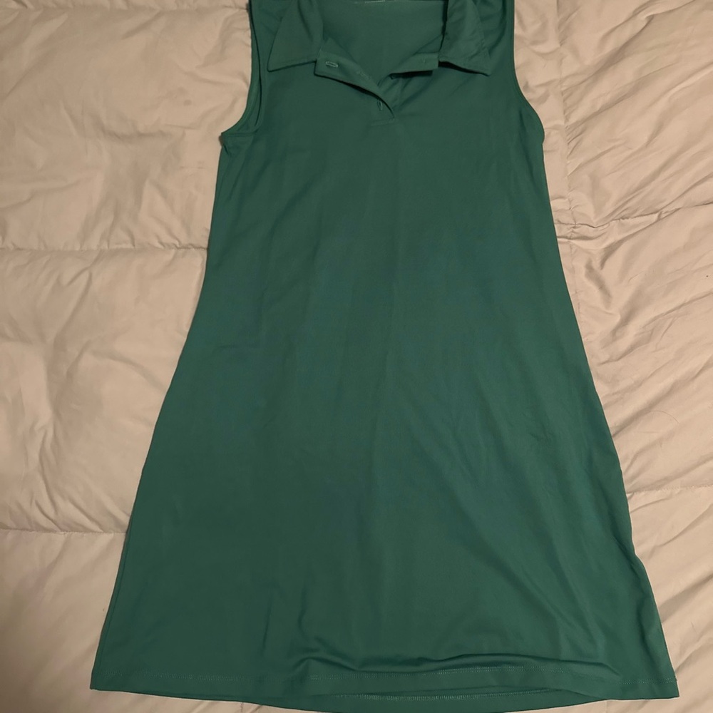 TNA Sleeveless Green Mini Dress